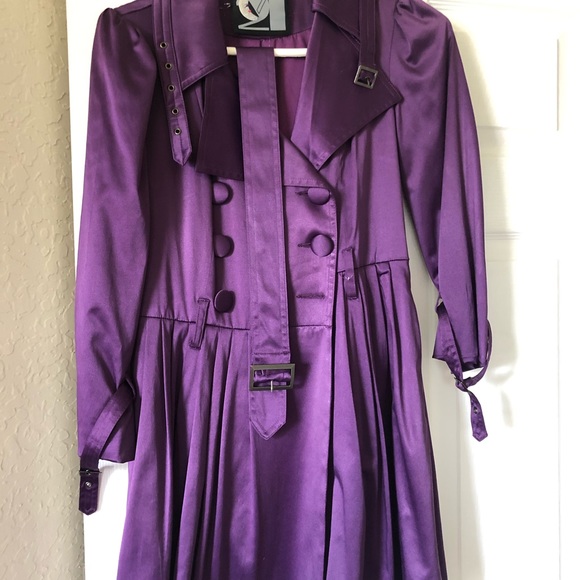 Gossip girl inspired purple jacket small - Picture 1 of 4